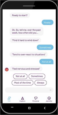 Preliminary Evaluation of the Engagement and Effectiveness of a Mental Health Chatbot